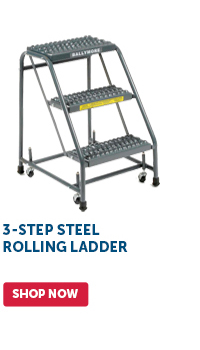 Pro_Cta_3-Step Steel Rolling Ladder - Shop Now