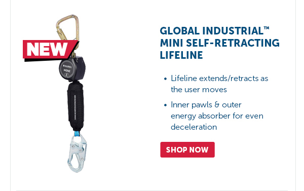 Pro_Cta_Global Industrial Mini Self-Retracting Lifeline - Shop Now