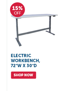 Pro_Cta_Electric Workbench, 72"W x 30"D - Shop Now