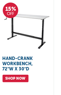 Pro_Cta_Hand-Crank Workbench, 72"W x 30"D - Shop Now