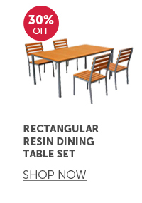 Pro_Cta_Rectangular Resin Dining Table Set - Shop Now