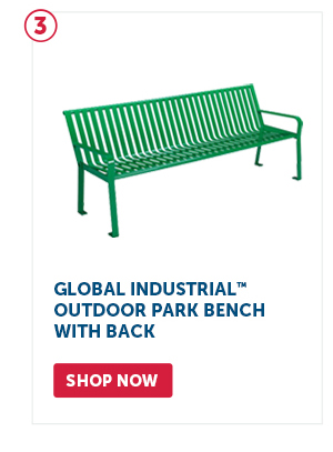 Pro_Cta_Global Industrial Outdoor Park Bench with Back - Shop Now