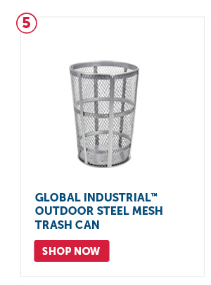 Pro_Cta_Global Industrial Outdoor Steel Mesh Trash Can - Shop Now