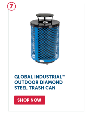 Pro_Cta_Global Industrial Outdoor Diamond Steel Trash Can - Shop Now