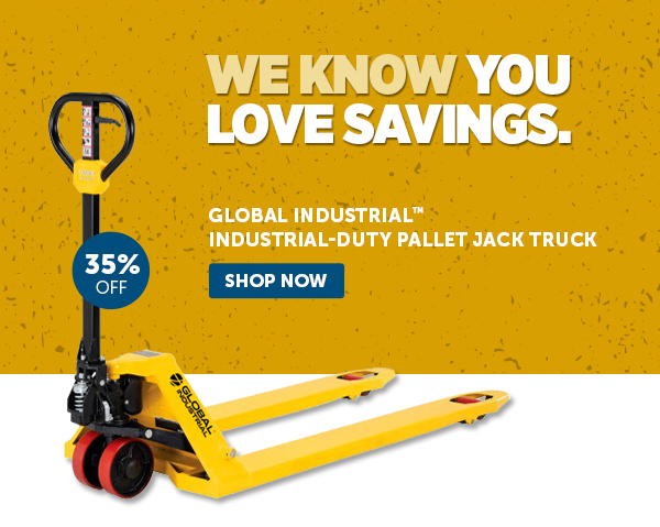 Her_Pro_Cta_Global Industrial Industrial-Duty Pallet Jack Truck - Shop Now