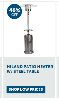 Pro_Cta_Hiland Patio Heater w/ Steel Table - Shop Low Prices