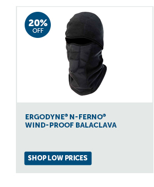 Pro_Cta_Ergodyne N-Ferno Wind-Proof Balaclava - Shop Low Prices