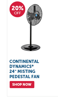 Pro_Cta_Continental Dynamics 24" Misting Pedestal Fan - Shop Now