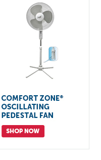 Pro_Cta_Comfort Zone Oscillating Pedestal Fan - Shop Now