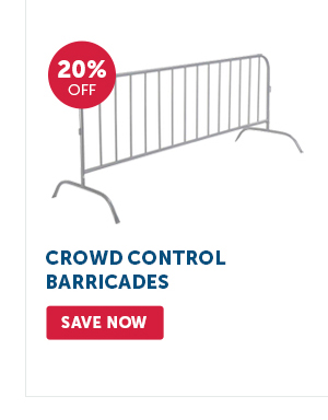 Pro_Cta_Crowd Control Barricades - Save Now