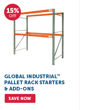 Pro_Cta_Global Industrial Pallet Racks & Add-ons - Save Now