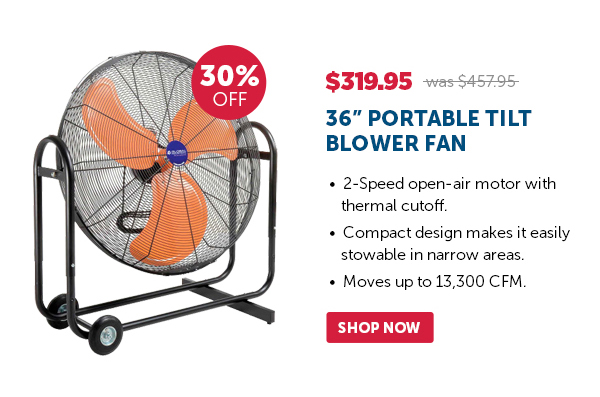 Pro_Cta_Global Industrial 36" Portable Tilt Blower Fan - Shop Now