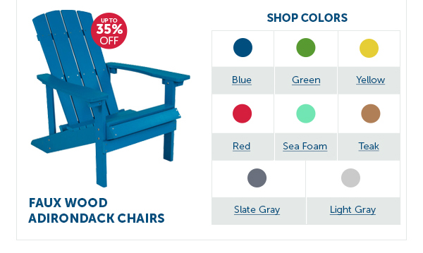 Pro_Cta_Faux Wood Adirondack Chairs - Shop Colors