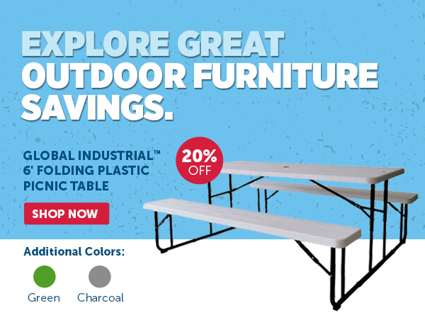 Her_Pro_Cta_Global Industrial 6' Folding Plastic Picnic Table - Shop Now