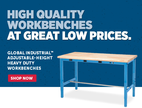 Her_Pro_Cta_Global Industrial Adjustable-Height Heavy Duty Workbenches - Shop Now