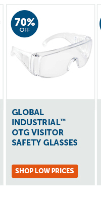 Pro_Cta_Global Industrial OTG Visitor Safety Glasses - Shop Low Prices