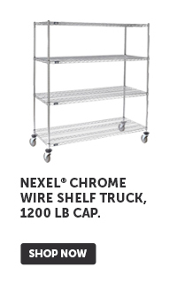 Pro_Cta_Nexel Chrome Wire Shelf Truck, 1200 Lb Cap. - Shop Now