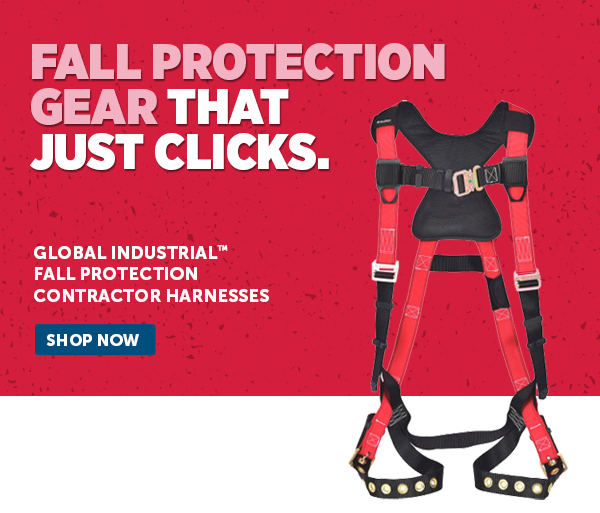 Her_Pro_Cta_Global Industrial Fall Protection Contractor Harnesses - Shop Now