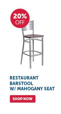 Pro_Cta_Restaurant Barstool w/ Mahogany Seat - Shop Now