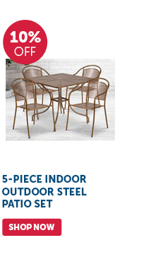 Pro_Cta_5-Piece Indoor Outdoor Steel Patio Set - Shop Now