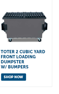 Pro_Cta_Toter 2 Cubic Yard Front Loading Dumpster w/ Bumpers - Shop Now