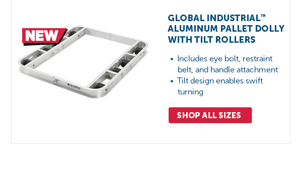 Pro_Cta_Global Industrial Aluminum Pallet Dolly with Tilt Rollers - Shop Now