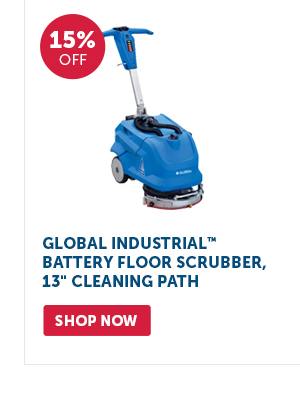 Pro_Cta_Global Industrial Battery Floor Scrubber, 13" Cleaning Path - Shop Now