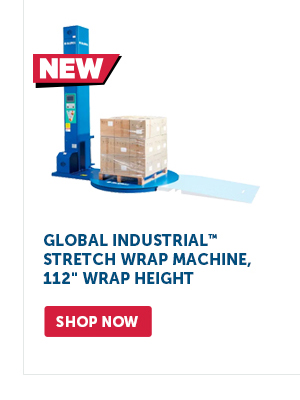 Pro_Cta_Global Industrial Semi-Automatic Stretch Wrap Machine, 112" Wrap Height - Shop Now