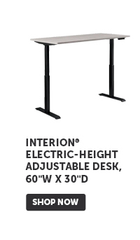 Pro_Cta_Interion Electric-Height Adjustable Desk, 60"W x 30"D - Shop Now