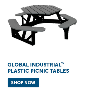 Pro_Cta_Global Industrial Plastic Picnic Tables - Shop Now