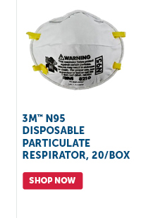 Pro_Cta_3M N95 Disposable Particulate Respirator, 20/Box - Shop Now