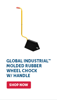Pro_Cta_Global Industrial Molded Rubber Wheel Chock w/ Handle - Shop Now