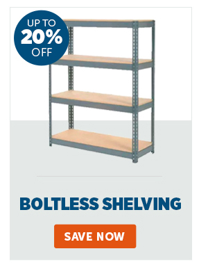 Pro_Cta_Boltless Shelving - Save Now