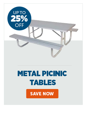 Pro_Cta_Metal Picinic Tables - Save Now