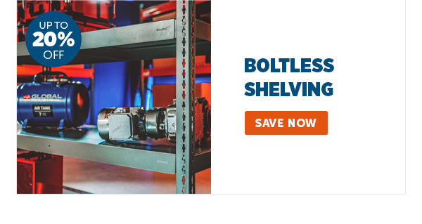 Pro_Cta_Boltless Shelving - Save Now