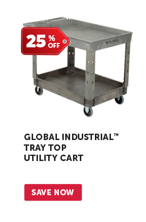 Pro_Cta_Global Industrial Tray Top Utility Cart - Save Now