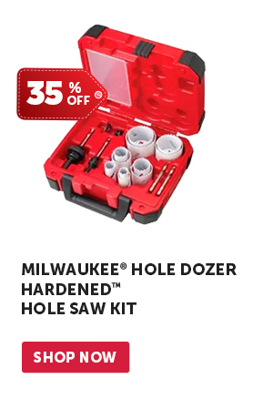 Pro_Cta_Milwaukee Hole Dozer Hardened Hole Saw Kit - Shop Now