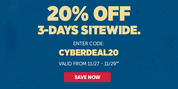 Her_Cta_20% Off 3-Days Sitwwide. - Save Now