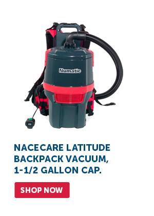 Pro_Cta_NaceCare Latitude Backpack Vacuum, 1-1/2 Gallon Cap. - Shop Now