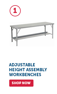 Pro_Cta_Adjustable Height Assembly Workbenches - Shop Now