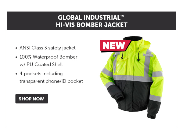 Pro_Cta_Global Industrial Hi-Vis Bomber Jacket - Shop Now