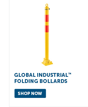 Pro_Cta_Global Industrial Folding Bollards - Shop Now