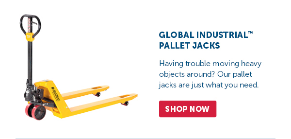 Pro_Cta_Global Industrial Pallet Jacks - Shop Now