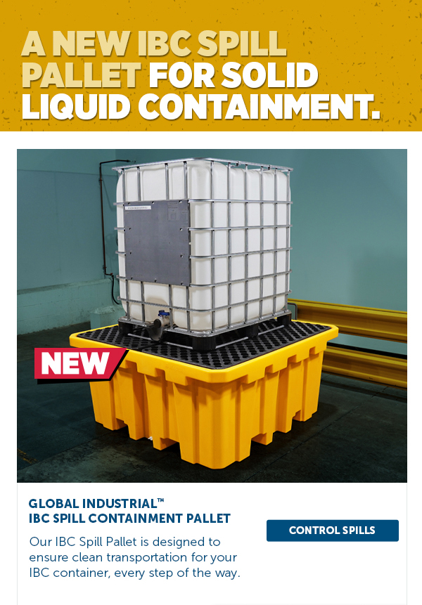 Her_Pro_Cta_Global Industrial IBC Spill Containment Pallet - Control Spills