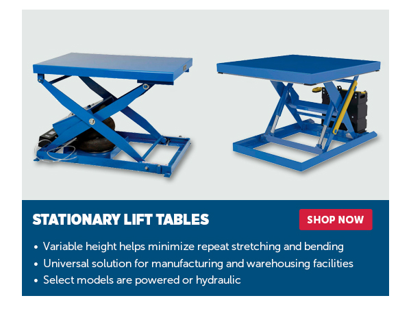 Pro_Cta_Stationary Lift Tables - Shop Now