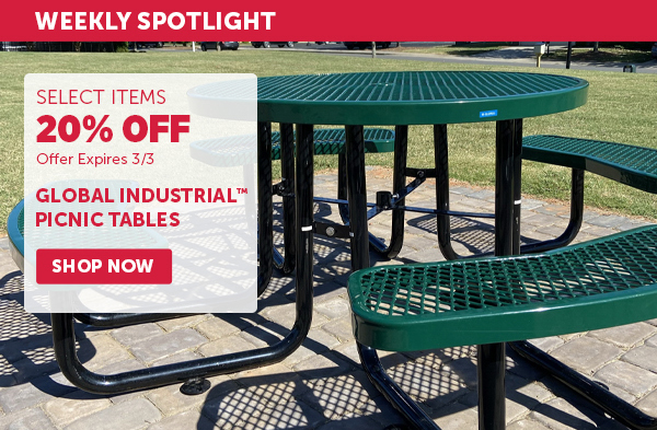 Pro_Cta_Global Industrial Picnic Tables - Shop Now