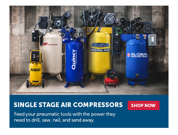 Pro_Cta_Single Stage Air Compressors - Shop Now