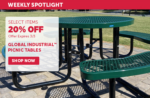 Pro_Cta_Global Industrial Picnic Tables - Shop Now