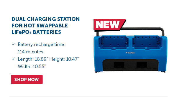 Pro_Cta_Dual Charging Station For Hot Swappable LiFePO4 Batteries - Shop Now