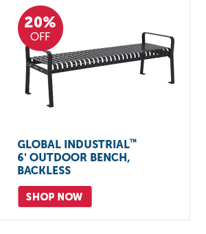 Pro_Cta_Global Industrial 6' Outdoor Bench, Backless - Shop Now